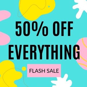 50% off EVERYTHING in my closet!!!